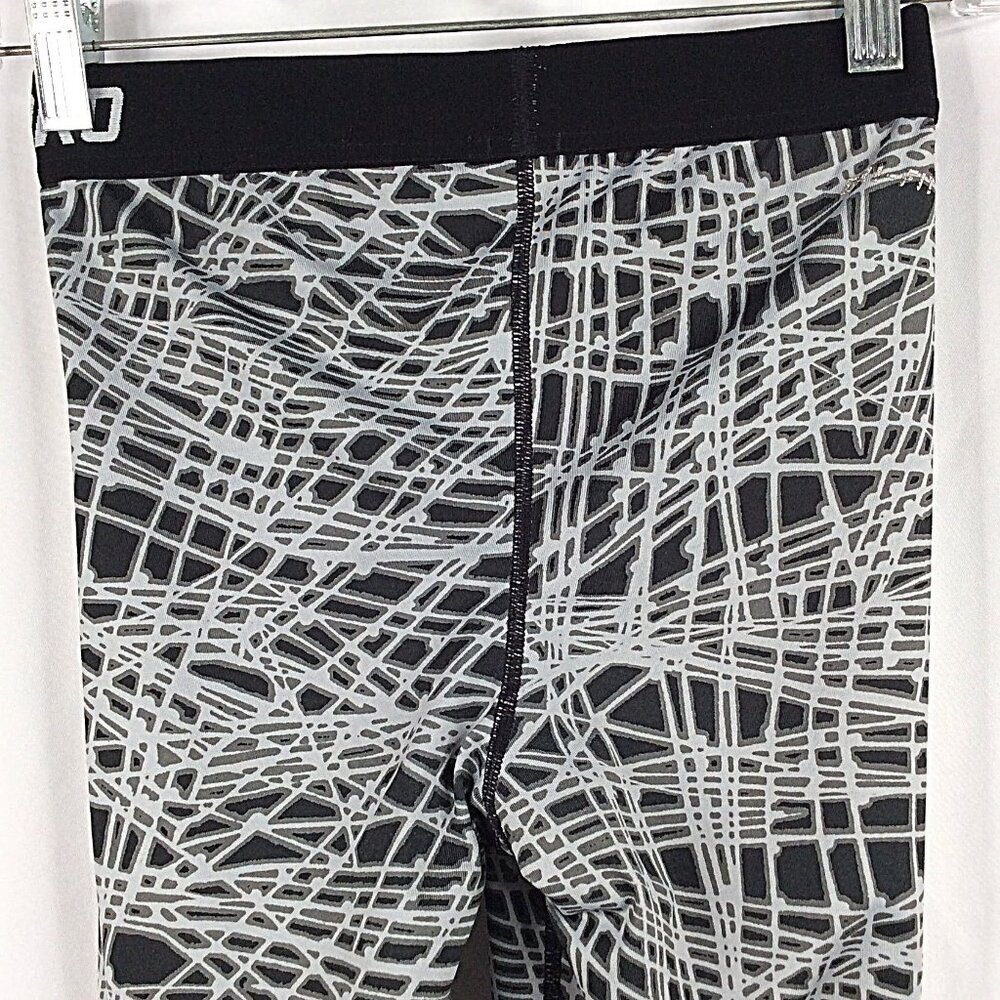 Nike Pro Cool Tracer Capris Womens Size XS Black White Training Leggings Workout - Picture 10 of 13